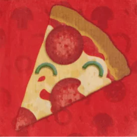 5" Beverage Napkins - Pizza Party (16ct)