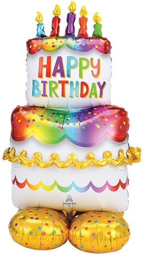 53" AirLoonz - Birthday Cake