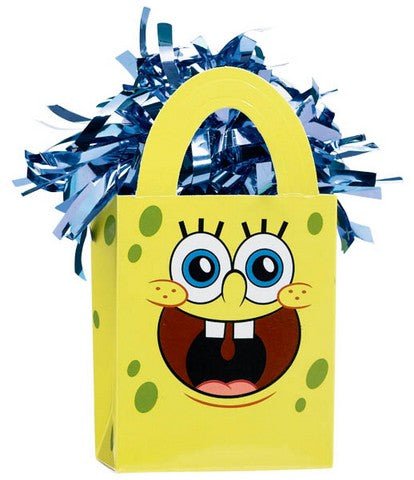5.7oz Balloon Weight - SpongeBob Tote