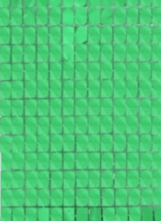 6' Foil Squares Curtain
