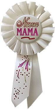 6" Nueva Mama Rosette Ribbon