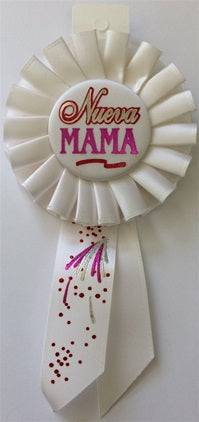 6" Nueva Mama Rosette Ribbon
