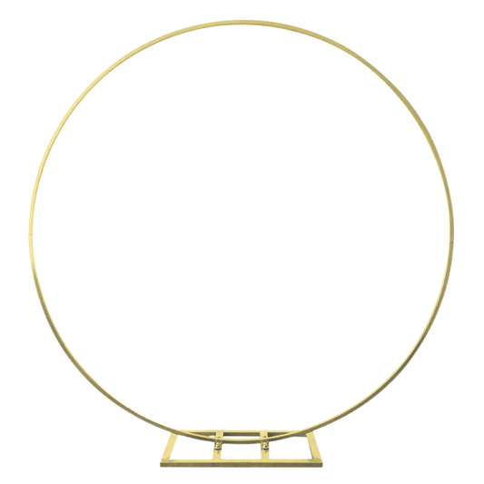 60" Gold Circle Backdrop Stand