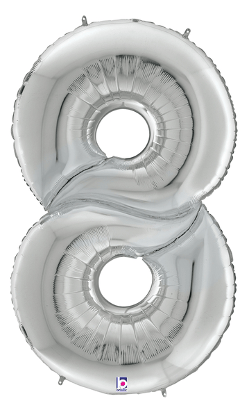 64" Gigaloon Number 8 - Silver