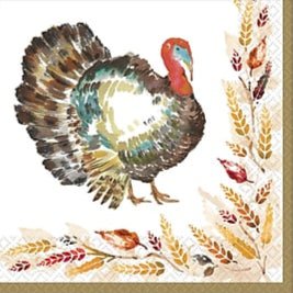 6.5" Luncheon Napkins - Thanksgiving (125ct)