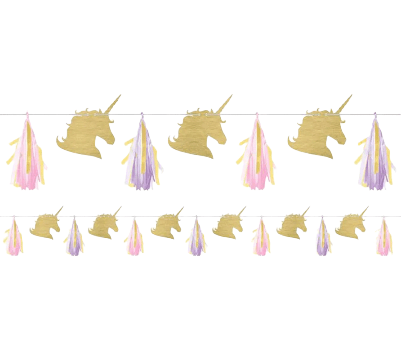 6.5' Tassel Garland - Unicorn Sparkle