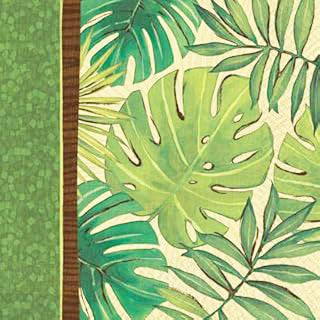 7" Luncheon Napkins - Island Palms (16ct)