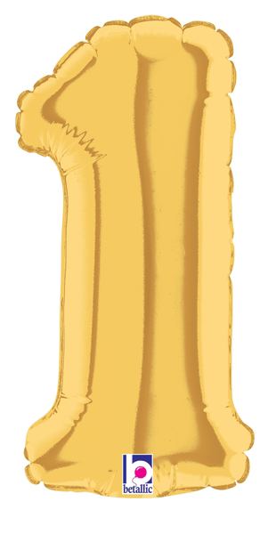 7" Megaloon Jr. Number 1 - Gold (5ct)