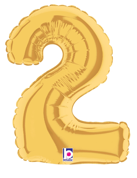 7" Megaloon Jr. Number 2 - Gold (5ct)