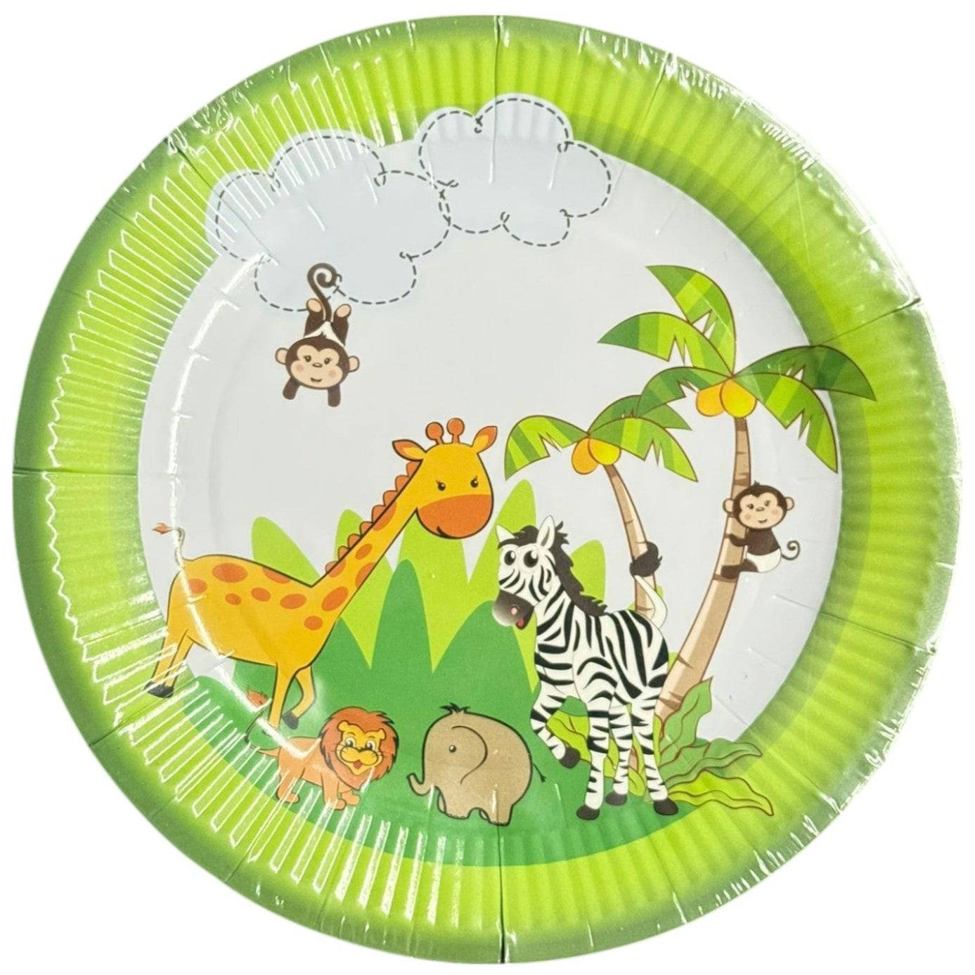 7" Paper Plates - Safari (8 Count)