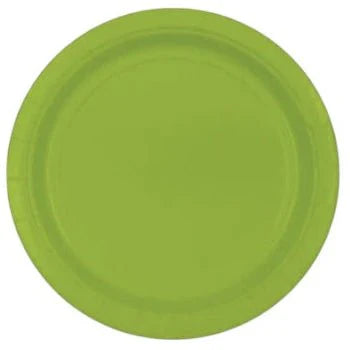 7" Paper Plates - Solid Color (Choose Color)