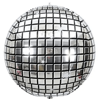 8" Disco Ball - Silver (5ct)