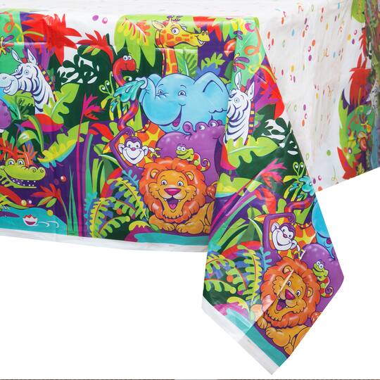84" Table Cover - Smiling Safari