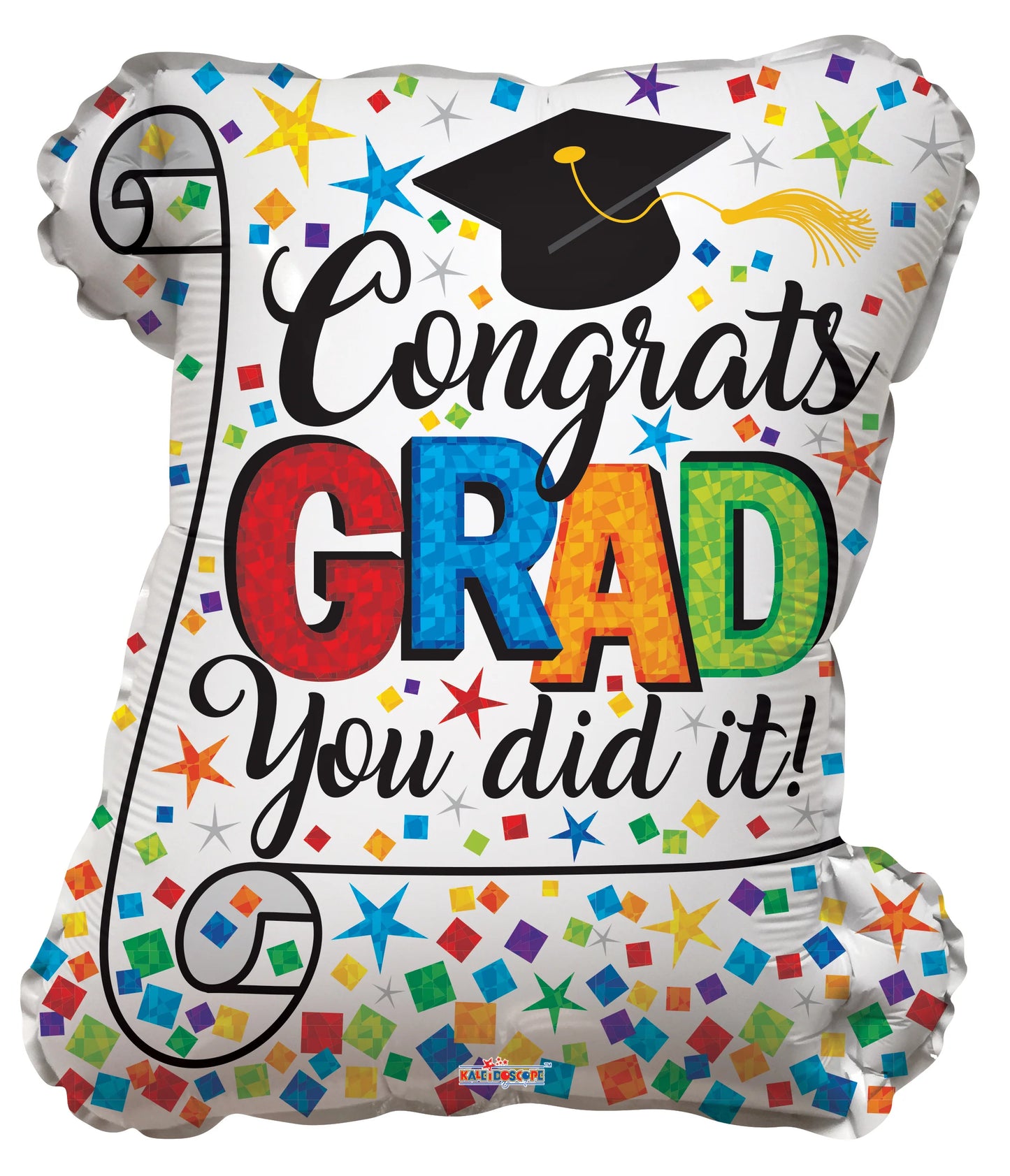 14" Congrats Grad Diploma (100ct) - Conver USA