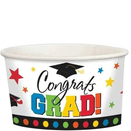 8.5oz Treat Cups - Congrats Grad (8ct)