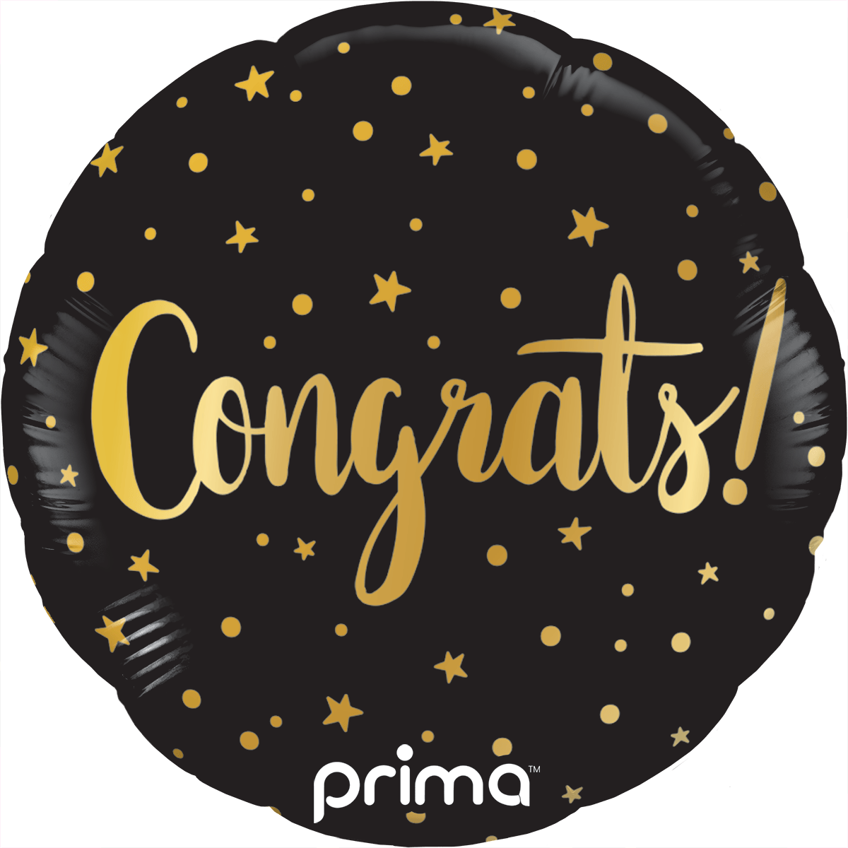 9" Congrats Gold Stars (6pc)