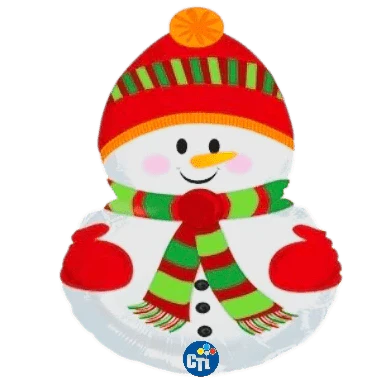 9" Cute Snowman
