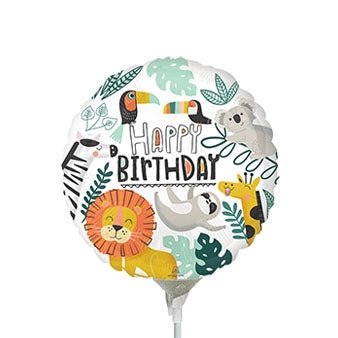 9" Get Wild Birthday (25ct)