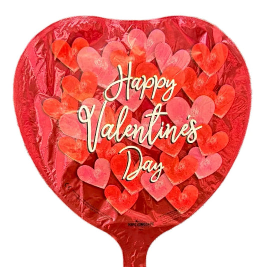 9" Happy Valentines Day - Bunch Of Hearts - Conver USA