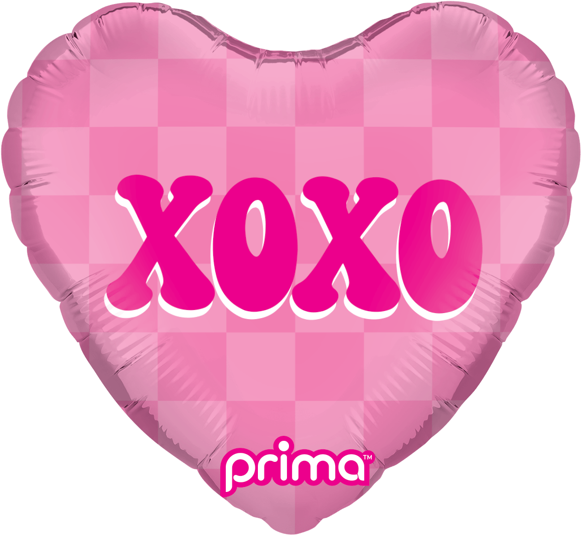 9" Heart Conversation Heart Checker (6pc)