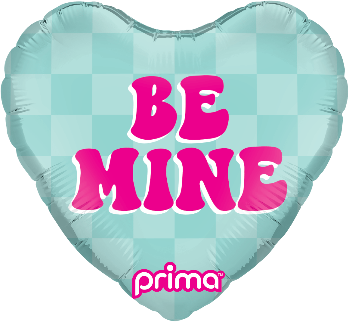 9" Heart Conversation Heart Checker (6pc)