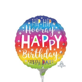 9" Hip Hip Hooray Birthday (25ct)