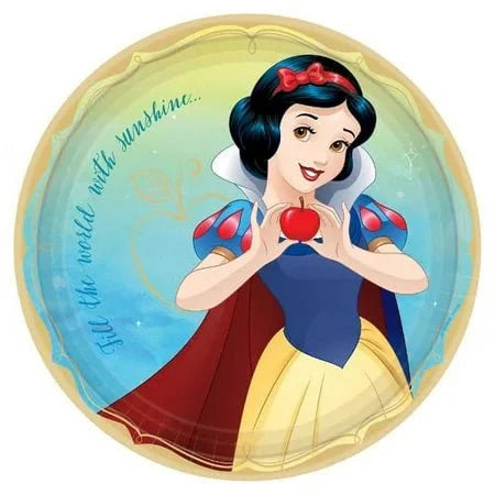 9" Paper Plates - Snow White (8ct)
