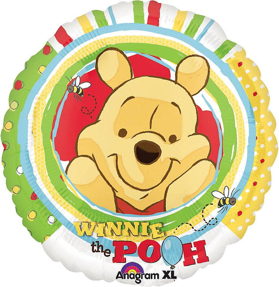 9" Winnie the Pooh - Stripes and Dots