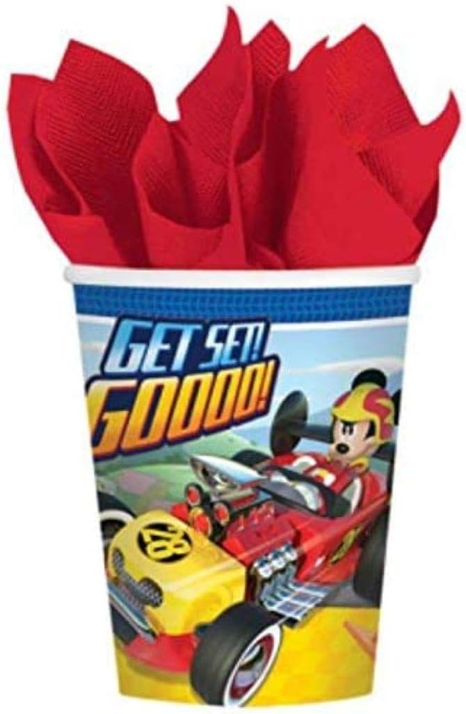 9oz Cups - Mickey Roadster (8ct)