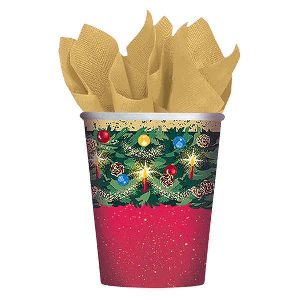 9oz Paper Cups - Christmas Tree (8ct)