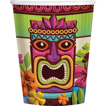 9oz Paper Cups - Tropical Tiki (50ct)