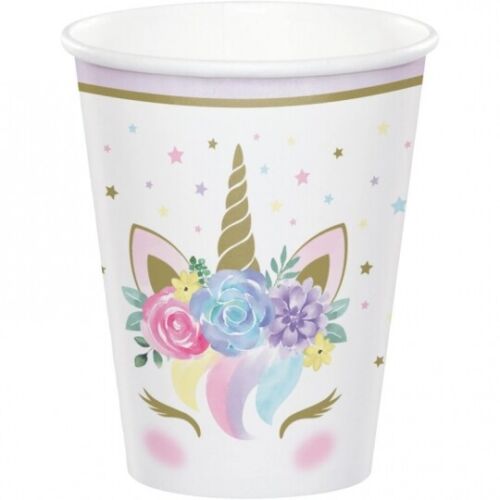 9oz Paper Cups - Unicorn Baby (8ct)
