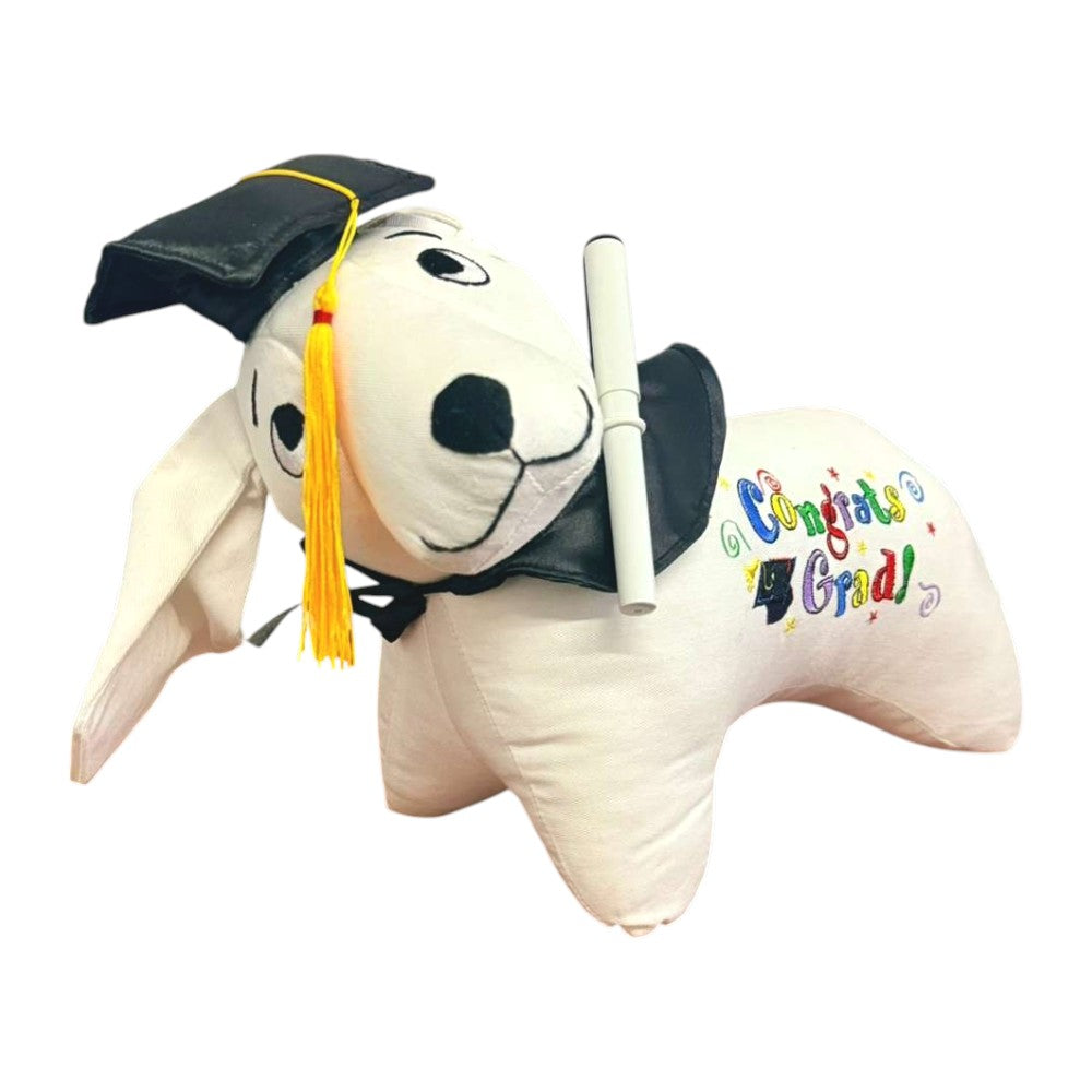 Plush Toy - Graduation Autograph Dog 15”