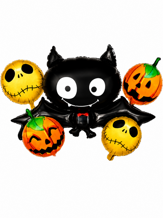 Balloon Bouquet - Halloween Bat and Pumpkin - Winner Party
