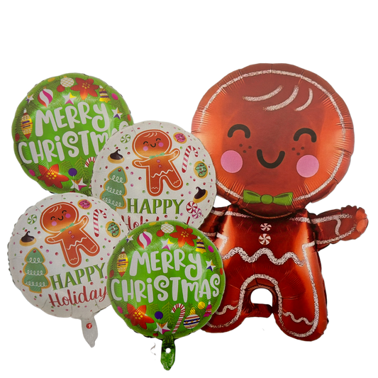 Balloon Bouquet - Gingerbread Man - Winner Party - POS ONLY