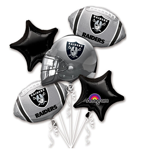 Balloon Bouquet - NFL Raiders- Anagram