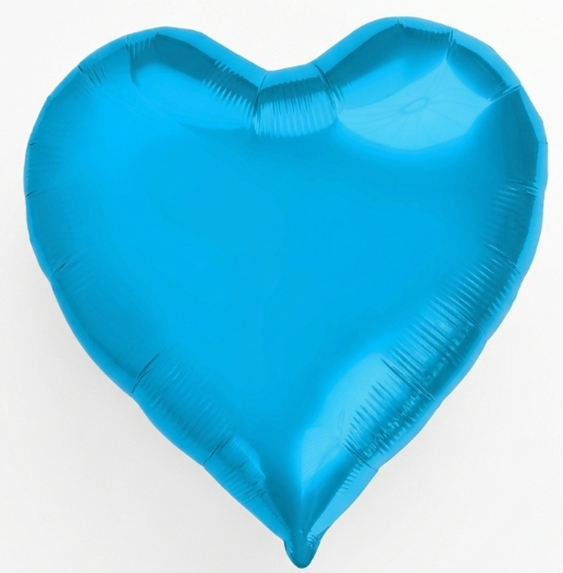 18" Heart - Blue (50ct) - Party America