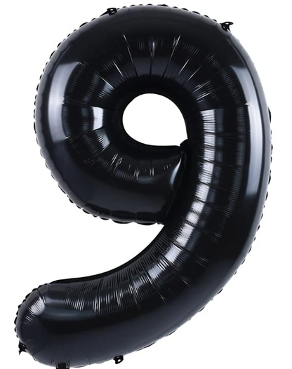 52" Balloon Numbers - Black