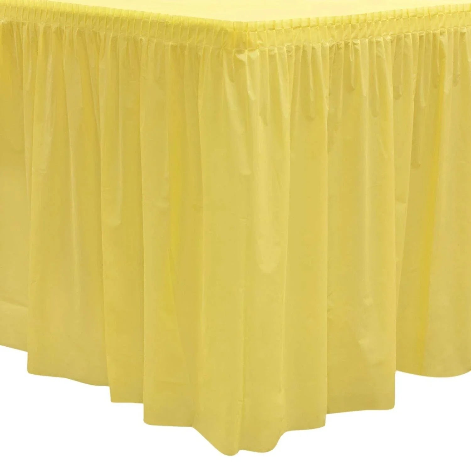 29" x 14' Table Skirt - Yellow