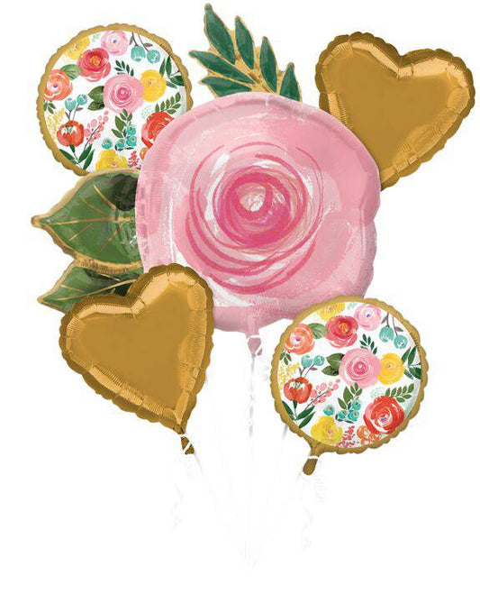 Balloon Bouquet - Bright Floral