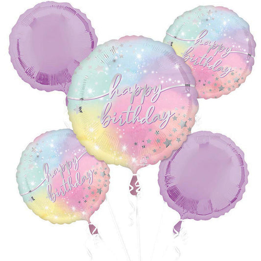 Balloon Bouquet - Happy Birthday Luminous
