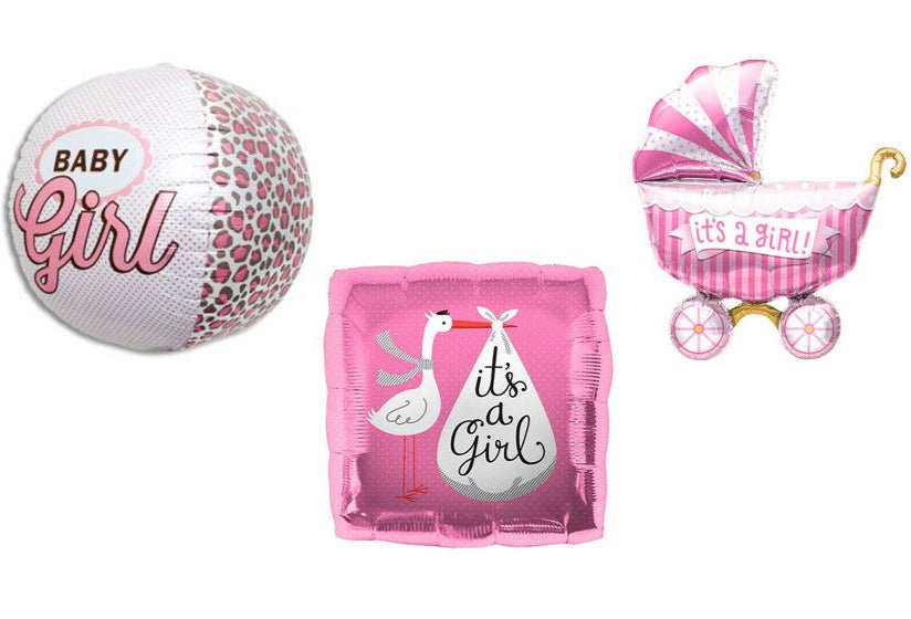 Balloon Bouquet - It's a Girl Trio (3ct)