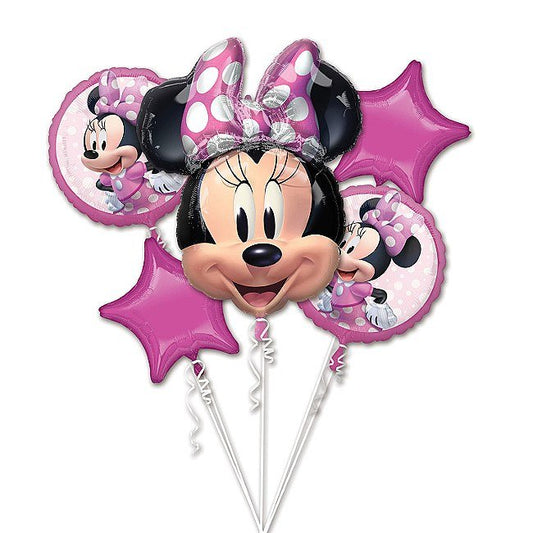 Balloon Bouquet - Minnie Mouse