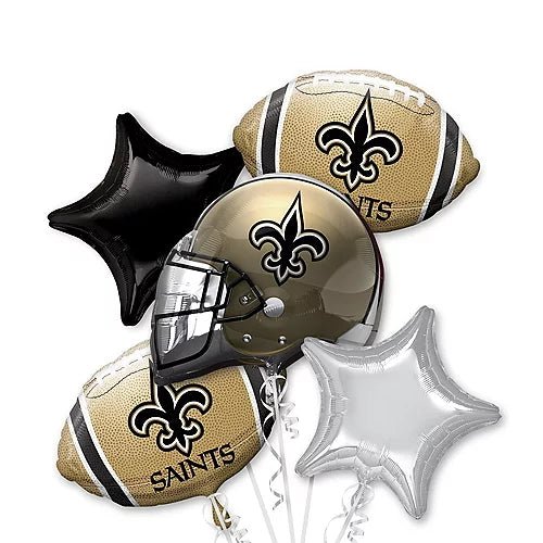 Balloon Bouquet - NFL Saints