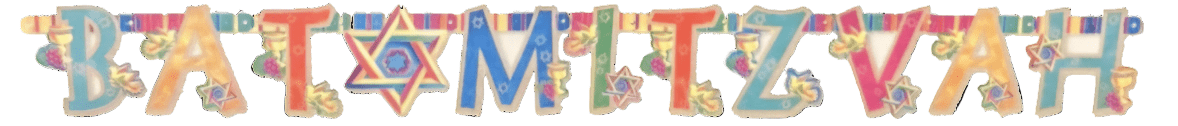 Banner - Bat Mitzvah