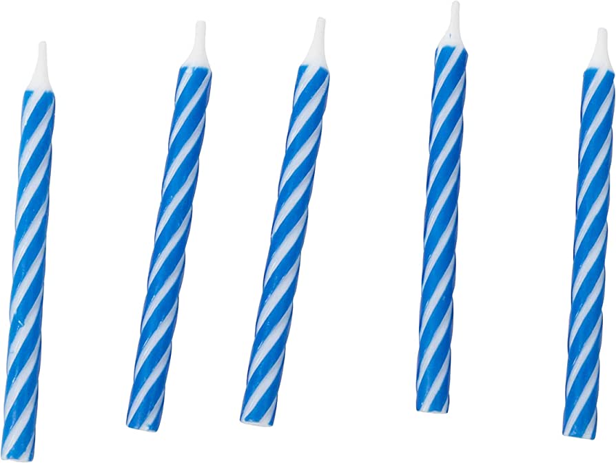 Birthday Candles - Blue (24ct)