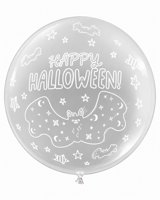 18" Bubble Balloon - Happy Halloween