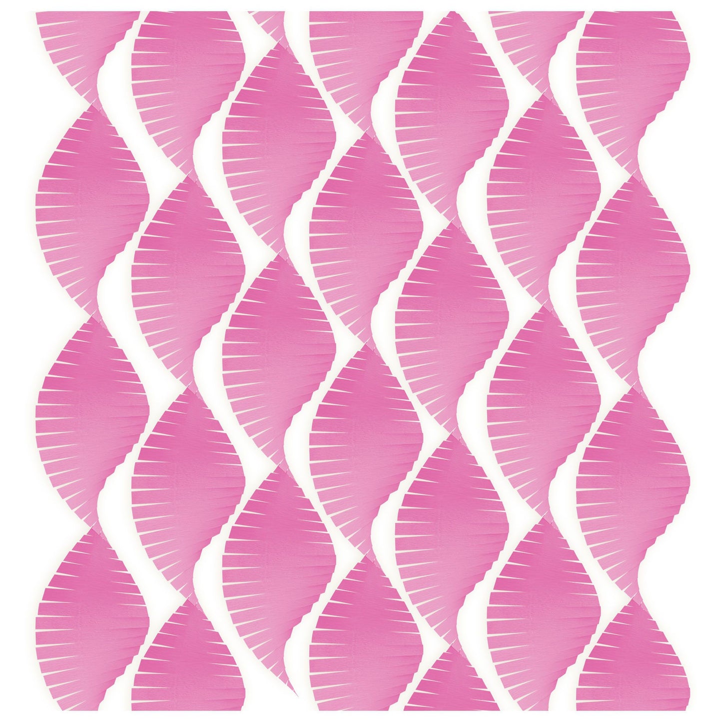 Bright Pink Wide Fringe Streamers 1 - Roll