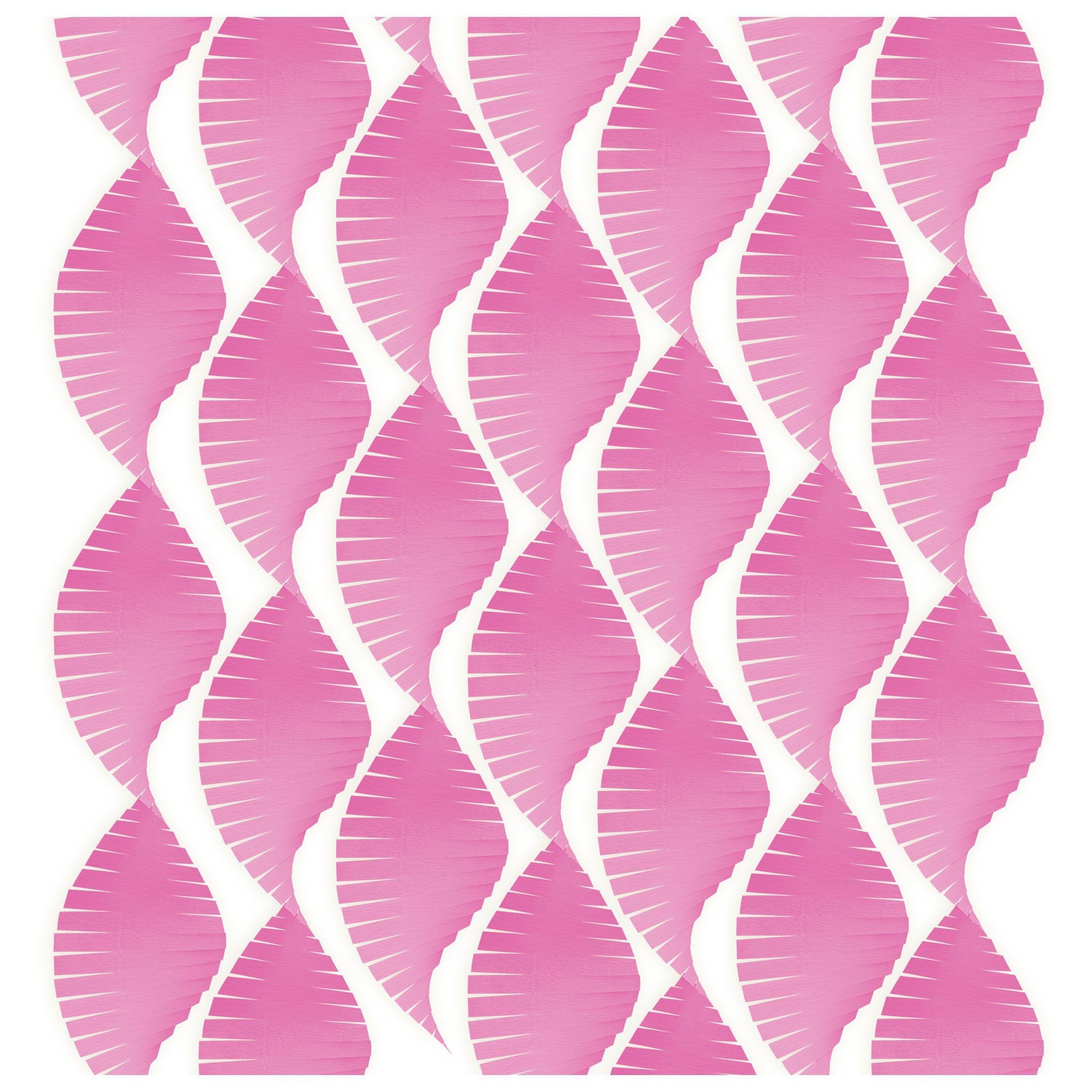 Bright Pink Wide Fringe Streamers 1 - Roll