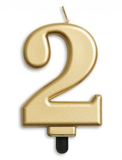 Candle - Gold Number (1ct)